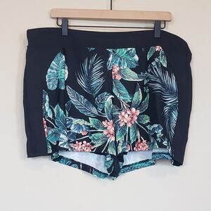 Sea Level Swim Tropical Print Tango Swim Shorts Plus 16 Beach Vacation